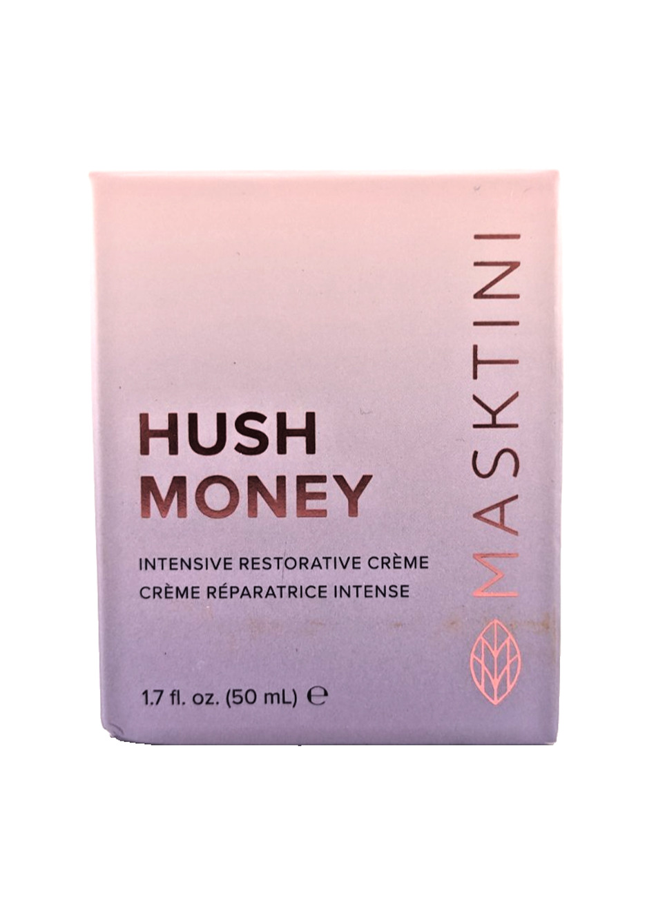 Masktini Hush Money Intensive Restorative Creme 1.7oz/50ml Vit C Hyaluronic Acid